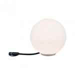 Paulmann 94177 Plug & Shine LED Lichtobjekt Globe 20cm IP67 3000K 2,8W Wei&szlig;