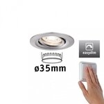 Paulmann 92972 LED Einbauleuchte Nova mini Plus EasyDim schwenkbar 1x4,2W 2700K...