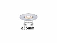 Paulmann 94302 LED Einbauleuchte Nova mini starr IP44 1x4W 2700K Chrom 230V