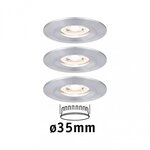 Paulmann 94305 LED Einbauleuchte Nova Mini Coin starr IP44 rund 3x4W 3x310lm 2700K