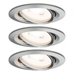 Paulmann 93944 Premium LED Einbauleuchte Coin schwenkbar 50&deg; 3x6,3W 3x430lm dimmbar