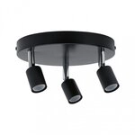 Paulmann 66752 Spotlight Carolina IP44 GU10 230V max. 3x10W dimmbar Anthrazit/Chrom