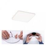 Paulmann 92397 VariFit LED Einbaupanel Veluna IP44 eckig 125x125mm 8,5W 750lm 4000K