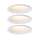 Paulmann 93419 LED Einbauleuchte Cymbal Coin Basisset IP44 rund 77mm Coin 3x6W