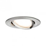 Paulmann 93446 LED Einbauleuchte Nova Coin Einzelleuchte schwenkbar rund 84mm 50&deg;