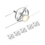 Paulmann 94436 CorDuo Seilsystem Cardan Basisset GU5,3 max. 5x10W 230/12V Chrom...