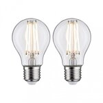 Paulmann 28641 Filament 230V LED Birne E27 2x806lm 2x7W 2700K Klar