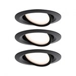 Paulmann 93082 LED Einbauleuchte Nova Plus Coin Basisset IP65 rund 93mm 30&deg; 3x6W