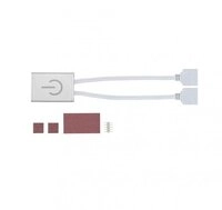 Paulmann 70975 MaxLED Zubeh&ouml;r Steuerung Switch Touch-Schalter 24V max. 144W Silber