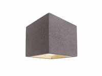 Deko-Light Wandaufbauleuchte Cube G9 Beton Dunkelgrau 341184