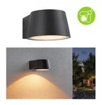 Paulmann 94713 LED Au&szlig;enwandleuchte Capea insektenfreundlich IP44 96x128mm 2200K 6W