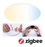 Paulmann 79957 VariFit LED Einbaupanel Smart Home Zigbee 3.0 Veluna Edge IP44 200mm