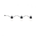 Paulmann 94761 Plug & Shine LED Lichterkette Tubs IP44 3000K 3x2W Anthrazit