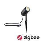 Paulmann 94849 Plug & Shine LED Gartenstrahler Smart Home Zigbee Shira IP65 RGBW+