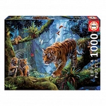EDUCA Puzzle - Tiger in den B&auml;umen - 1000 Teile 302830