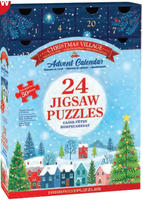 eurographics Puzzle Adventskalender - 1200 Teile Christmas Village 301258