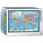 eurographics Puzzle - Weltkarte - 5000 Teile 300894