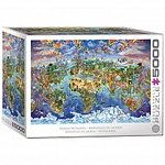 eurographics Puzzle - Weltwunder - 5000 Teile 300890