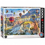 eurographics Puzzle - Hei&szlig;luftballone &uuml;ber Kappadokien - 1000 Teile 301125