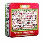 eurographics Puzzle - Weihnachtshunde - Puzzledose - 1000 Teile 301249