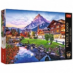 Trefl Puzzle - Photo Odyssey - Stadt in den schweizer Alpen - 1000 Teile 303056