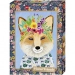 Heye Puzzle - Friendly Fox Floral Friends - Standard 1000 Teile 296313
