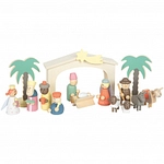 small foot Spielset Holzkrippe - Weihnachtsgeschichte 300261
