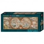 Heye Puzzle - Hemisphere Map - 6000 Teile 296441