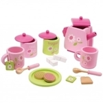 small foot Teeservice - Bl&uuml;mchen - rosa-gr&uuml;n 270865