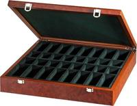 Philos Schachfigurenbox Exklusiv - Wurzelholzdesign - mit Einzelf&auml;chern 242079