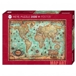 Heye Puzzle - The World - Standard 2000 Teile 291059