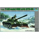 Trumpeter - Russischer Panzer T-55 Modell 1958 mit BTU-55 - 1:35 307496