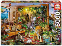 EDUCA Wilde Tiere im Haus 6000 Teile 301459
