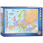 eurographics Puzzle - Karte von Europa - 1000 Teile 300843