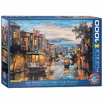 eurographics Puzzle - San Francisco Kabelbahn Paradies von Eugene Lushpin - 1000