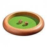 Philos W&uuml;rfelbrett - 22 cm mit 2 Holzw&uuml;rfel 242710