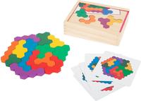 small foot Lernspiel Holzpuzzle Hexagon 287255