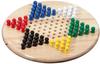 Philos Halma Spiel - rund - Eschenholz - mit farbigen Spielsteinen 242418