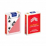 Philos Poker und Bridge - rot - Plastik - 100% Plastik Poker Jumbo Index - rot 259932