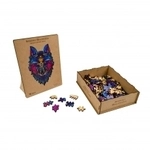 Philos Artefakt Holzpuzzle 2 in 1 Wolf - 180 Teile - in Holzbox 290907