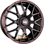 MAM Wheels MAMGT19519511242MBLO, MAM Wheels Gt1 Matt Black Lip Orange 9.5x19 ET...