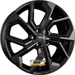 Platin 60PLF70904, Platin P97 Black Glossy 7x17 ET 45 5/112 Alufelge Schwarz