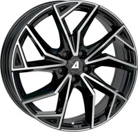 Alutec ADX2-70740V22-6, Alutec Adx.02 Diamond Black 7x17 ET 40 5/112 Alufelge Schwarz