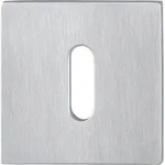 HOPPE&reg; Schl&uuml;sselrosette E848NS, Edelstahl, Lochung: Profilzylinder (PZ)