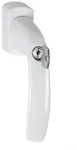 Hoppe New York Fenstergriff Griff 32-42 Alu F9016 0810S/US10 100NM abschlie&szlig;bar