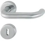 HOPPE&reg; Dr&uuml;ckergarnitur mit Rosetten Paris E138/42H/42HKVS, Edelstahl, Lochung: