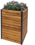 Pflanzkasten HWC-L23, Hochbeet Blumenkasten, Outdoor Akazie Holz...