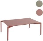 Mendler Aluminium-Gartentisch HWC-O11, Outdoor Kaffeetisch Tisch Balkontisch,