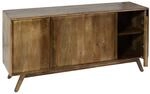 Mendler Sideboard HWC-L96, Kommode Schrank Anrichte, 4 F&auml;cher und 4...