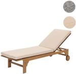 Mendler Sonnenliege HWC-N48, Gartenliege Relaxliege Liegestuhl, Massiv-Holz...